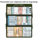 WhiteCoat Clipboard® Trifold - Army Green Critical Care Edition